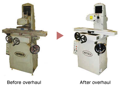 Example of actual overhaul 1976years MSG-200M