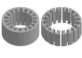 Integral- Stacked Segment Core